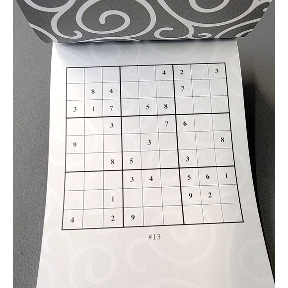 Stocking Stuffers for Men Christmas Sudoku Puzzles Book Paperback Unused - Picture 3 of 12